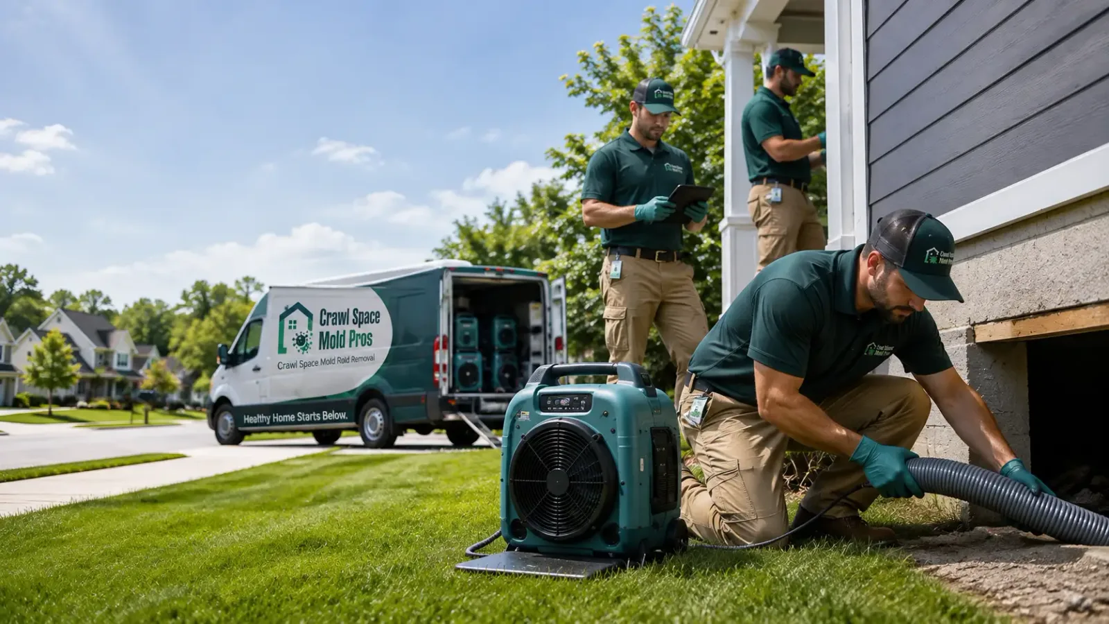 Crawl Space Mold Removal in Sugarloaf, PA